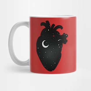 Celestial Heart anatomical heart Mug